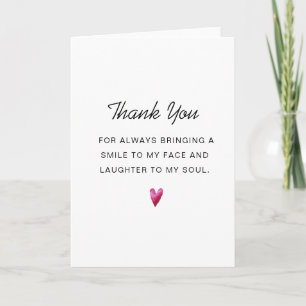 Friend Thank You Card, Friendship Card