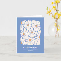 Friend Thank You Daisy Blue Scripture Bible Verse