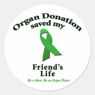 Friend Transplant Classic Round Sticker