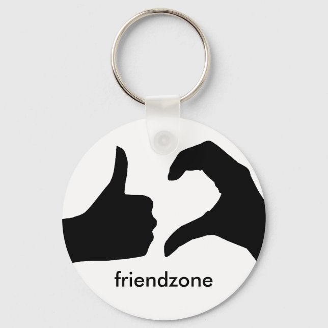 Friend zone key ring (Front)