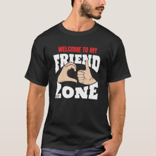 Friend Zone Men Black T-Shirt
