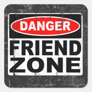 Friend Zone Square Sticker