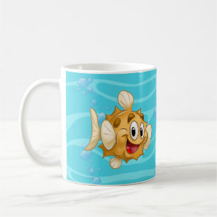 FriendFish cartoon fish  Coffee Mug