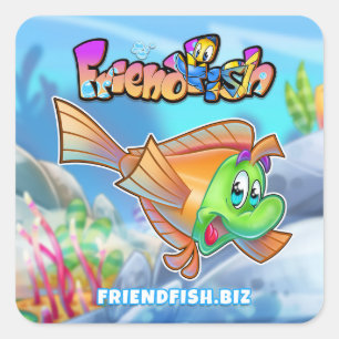 FriendFish cartoon fish stickers 