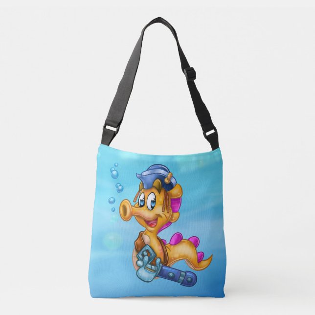 FriendFish cute cartoon seahorse bag (Front)