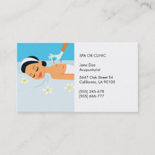 Friendly Acupuncturist Business Card