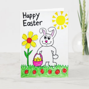 Friendly Animal Spring Scene Card