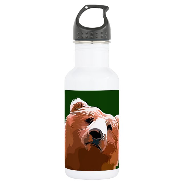 Friendly Bear. 532 Ml Water Bottle (Front)