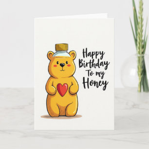 Friendly Bear Birthday Card