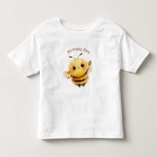Friendly Bee Toddler T-Shirt (Front)