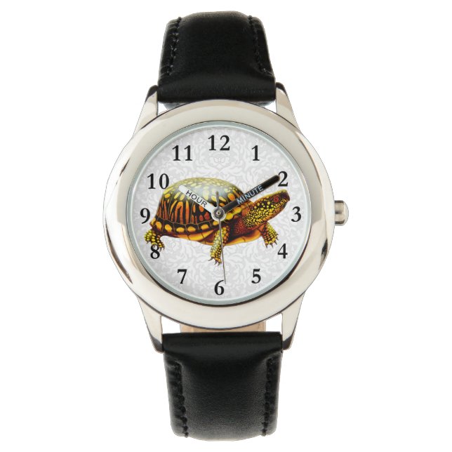 Friendly Box Turtle Kids Watch (Front)