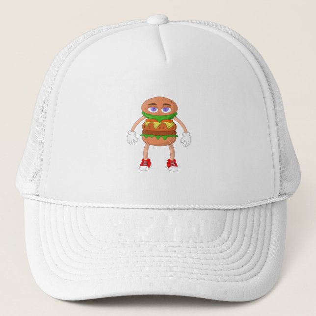 Friendly Burger Trucker Hat (Front)