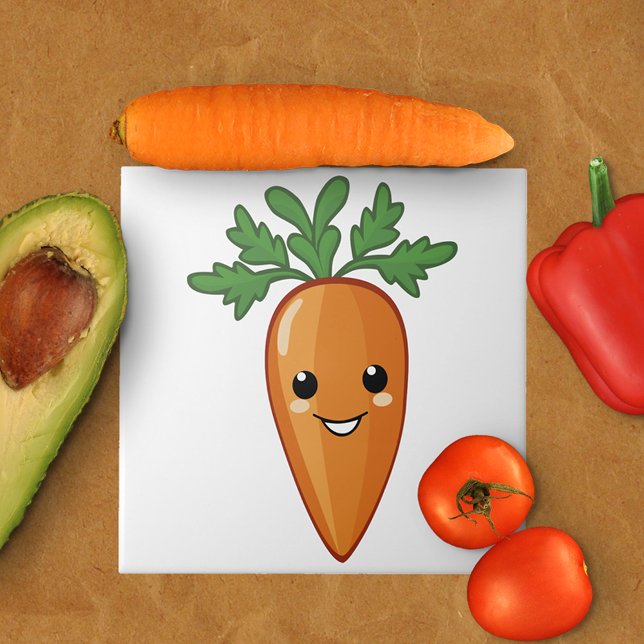 Friendly Carrot Ceramic Tile (Creator Uploaded)