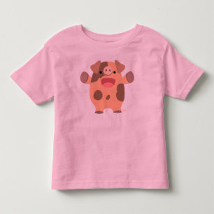 Friendly Cartoon Pig children T-shirt