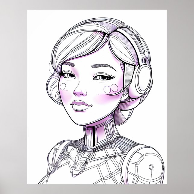 Friendly Cyber Companion Poster (Front)