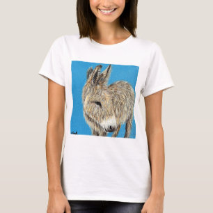 Friendly Donkey Painting T-Shirt