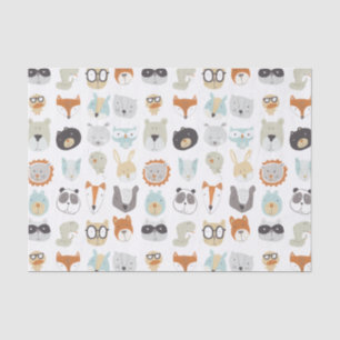 Friendly Faces   Cute Animal Portraits Tissue Paper
