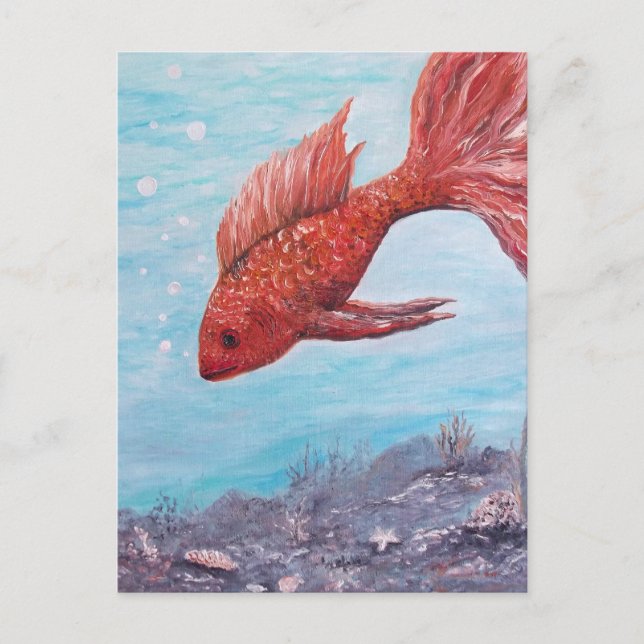 Friendly Fish Greeting card (Front)