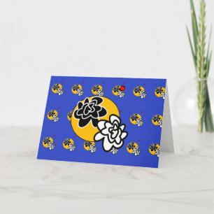 Friendly Flowers greeting card wedding happiness