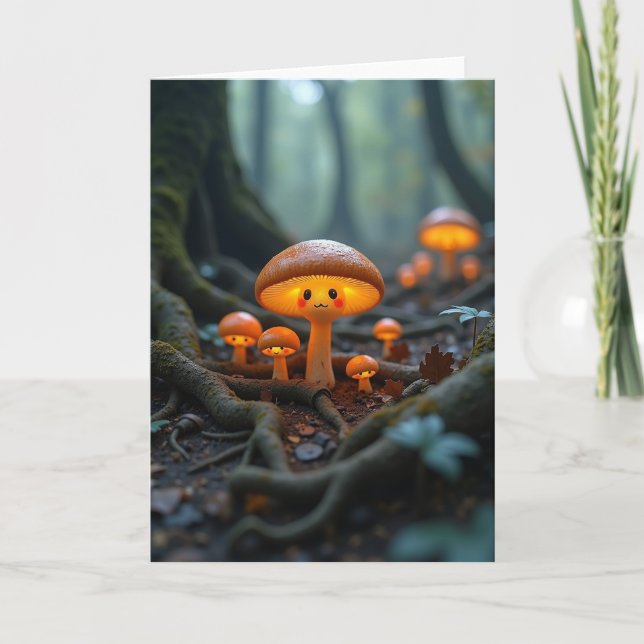 Friendly Forest Glow Card (Front)