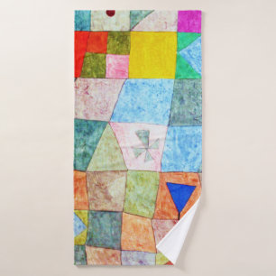 Friendly Game, Paul Klee Bath Towel