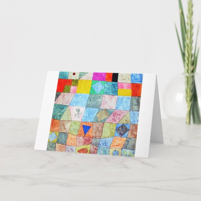 Friendly Game, Paul Klee Card (Front)