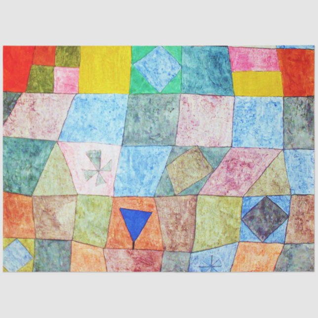 Friendly Game, Paul Klee Tissue Paper (Front)