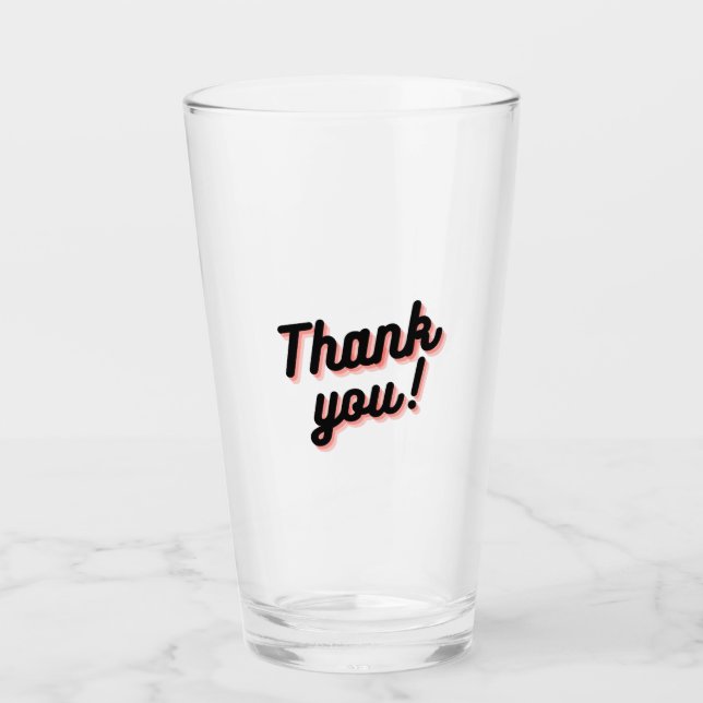 Friendly Graphic Mug Glass (Front)