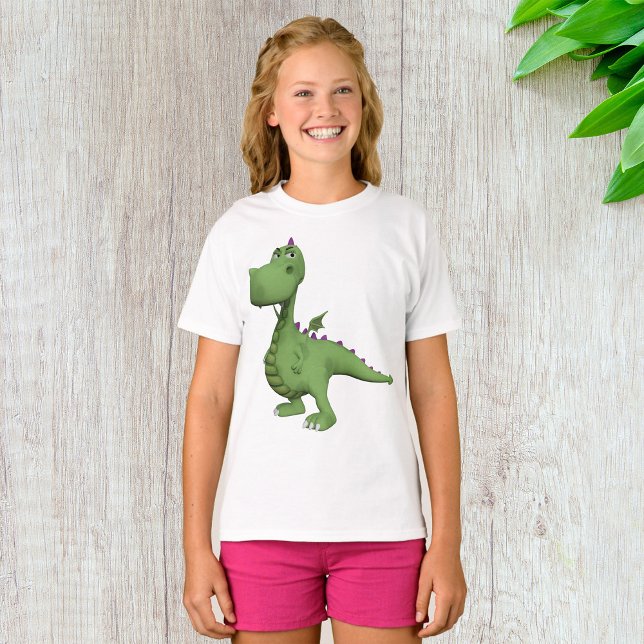 Friendly Green Dinosaur T-Shirt (Creator Uploaded)