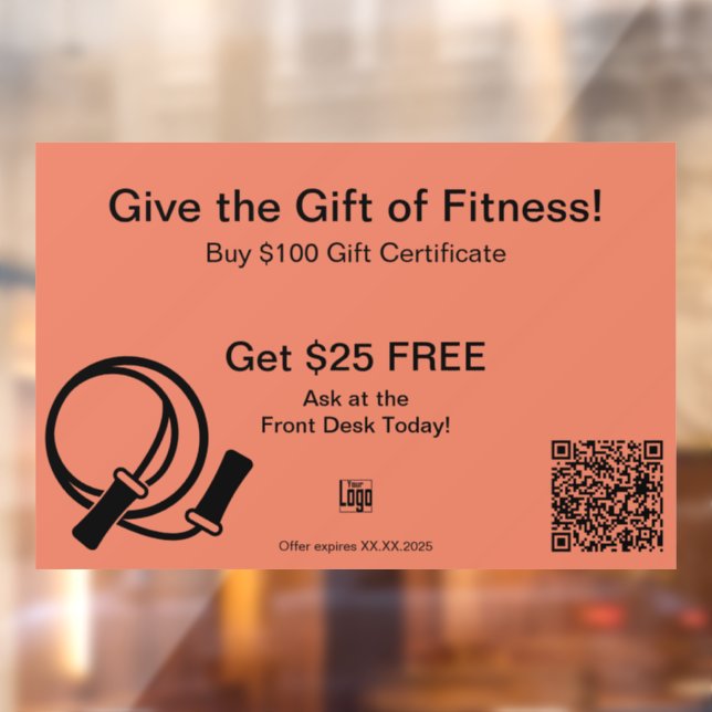Friendly Gym All-Occasion Gift Certificate Promo (Sheet 2)