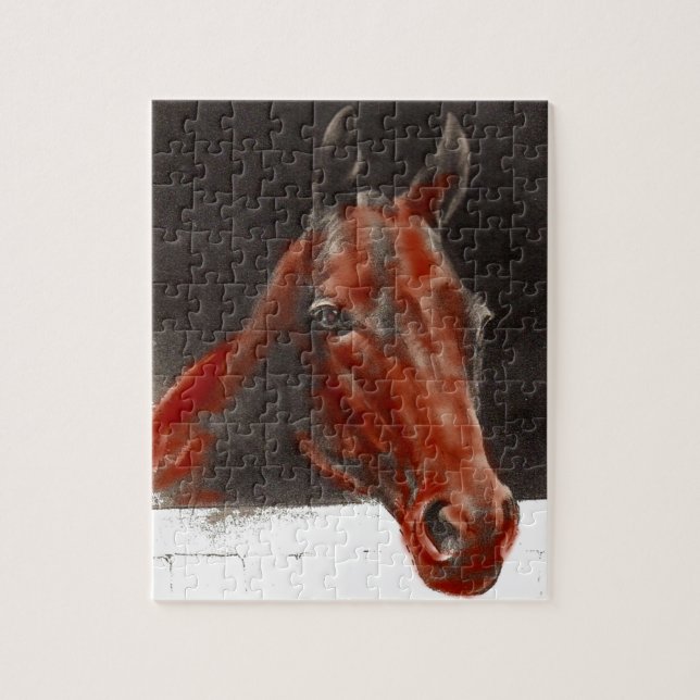 friendly horse jigsaw puzzle (Vertical)
