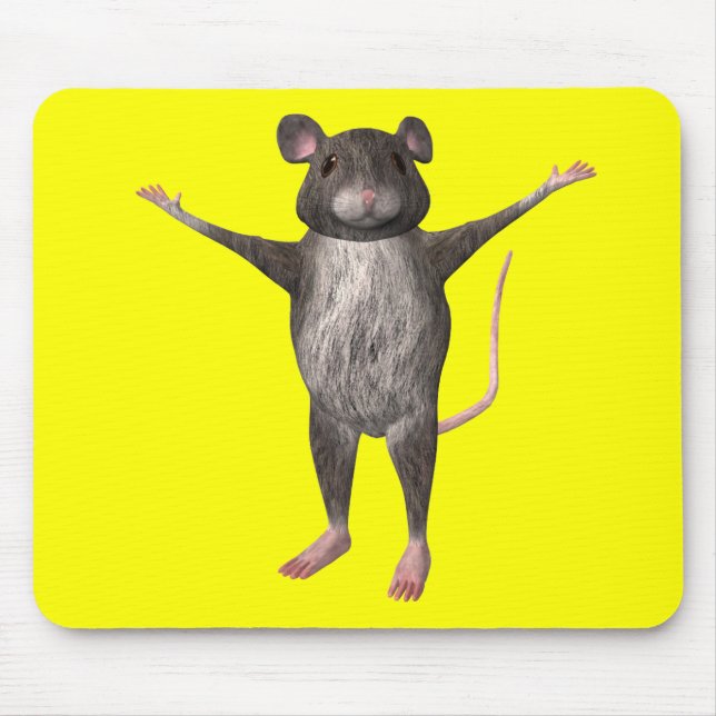 Friendly House Mouse Pad (Front)