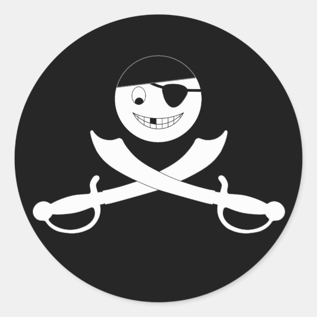 Friendly Jolly Roger Stickers (Front)