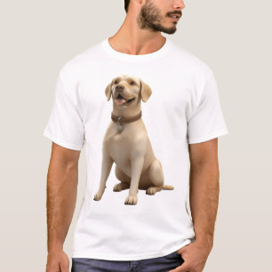 Friendly Labrador Retriever Cartoon T-Shirt