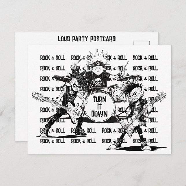 Friendly Neighbour Excessive Noise Reduce Message  Postcard (Front/Back)