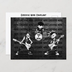 Friendly Neighbour Memo Excessive Noise Complaint Postcard