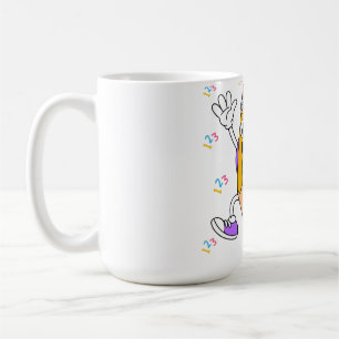 Friendly Pencil Back to School Design. Coffee Mug