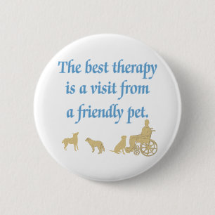 Friendly Pet 6 Cm Round Badge