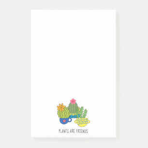 Friendly Plants Succulent Post-It Notes
