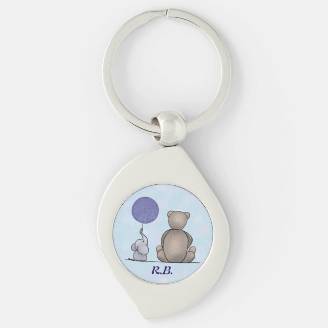 friendly postcard key ring (Front)