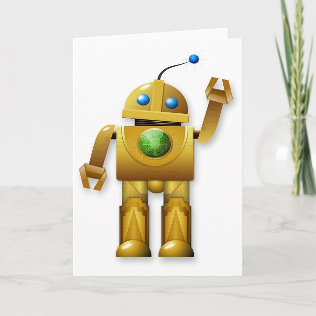 Friendly Robot Greeting Cards (Creator Uploaded)