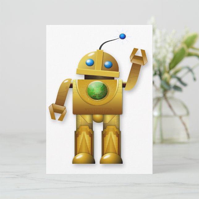 Friendly Robot Invitations (Creator Uploaded)