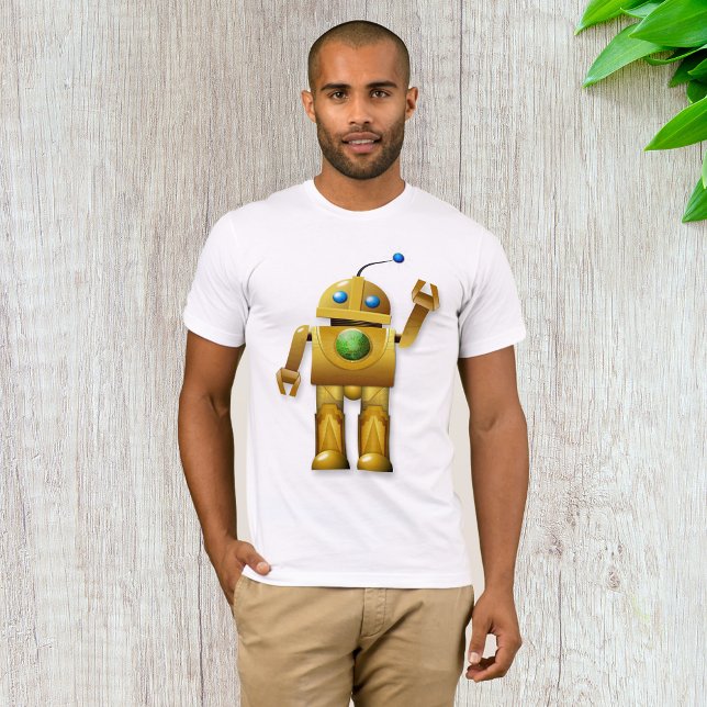 Friendly Robot Mens T-Shirt (Creator Uploaded)