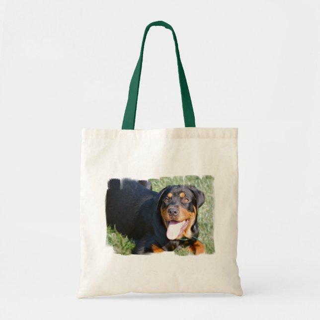 Friendly Rottweiler Tote Bag (Front)