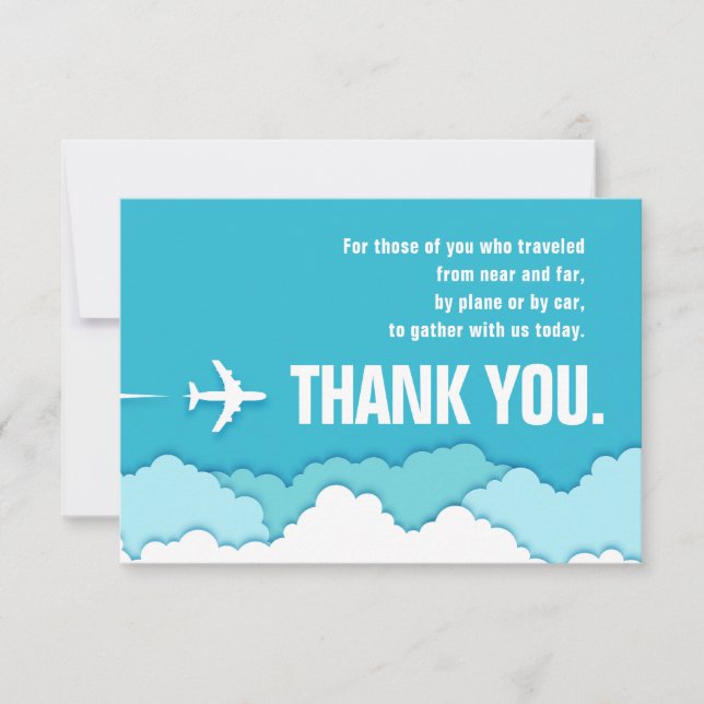 Friendly Skies | Far Traveller Thank You  (Front)