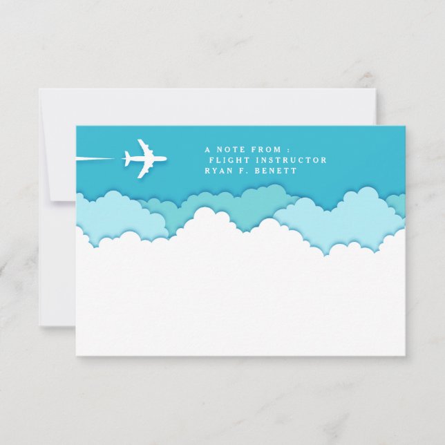 Friendly Skies | Pilot and Aeronautical  Card (Front)