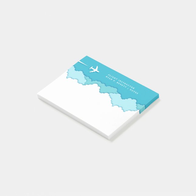 Friendly Skies | Sky Notes Pilot and Aeronautical  (Angled)