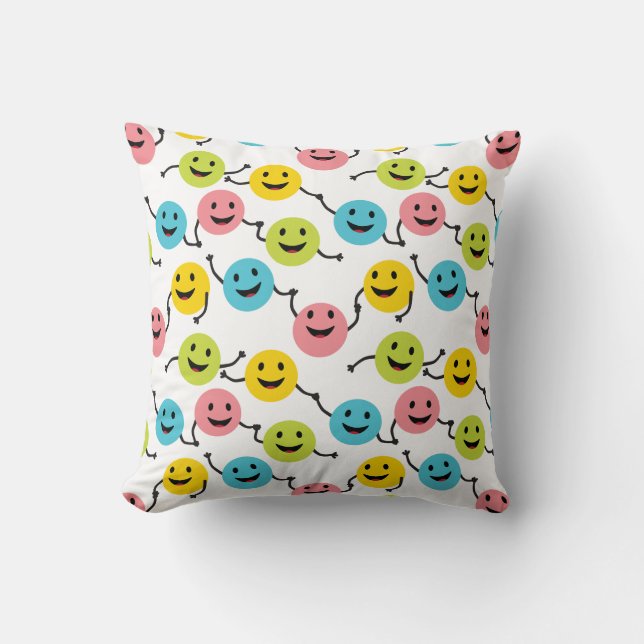 Friendly Smileys Cushion (Front)