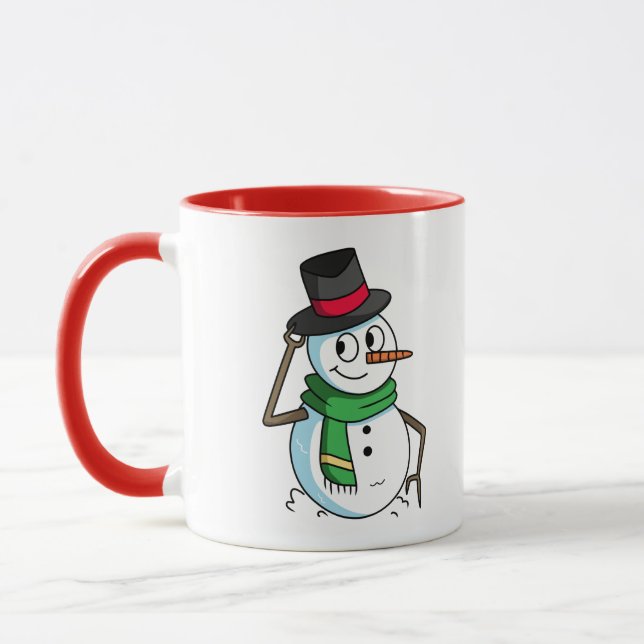 Friendly Snowman Mug (Left)