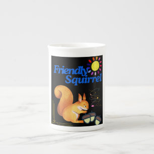 Friendly Squirrel: coffee cup